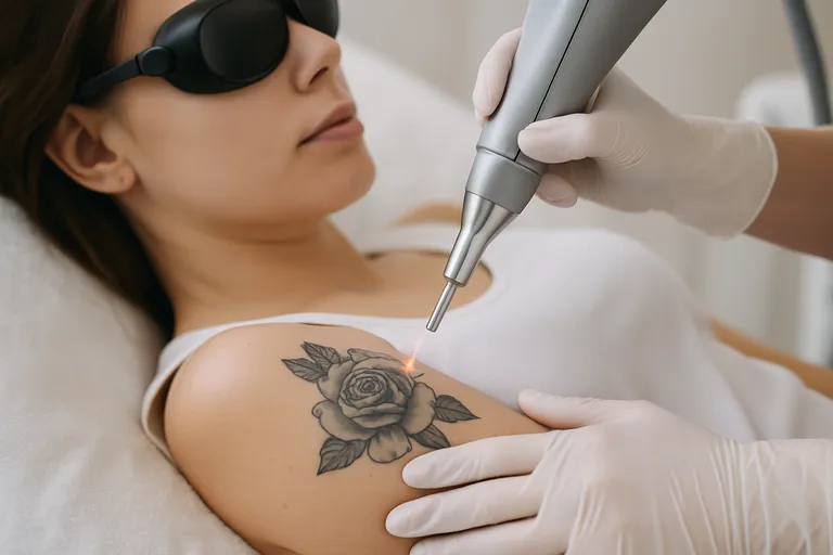 Tatoeage verwijderen met lasertherapie